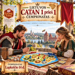 LIETUVOS CATAN 1 prieš 1 ČEMPIONATAS